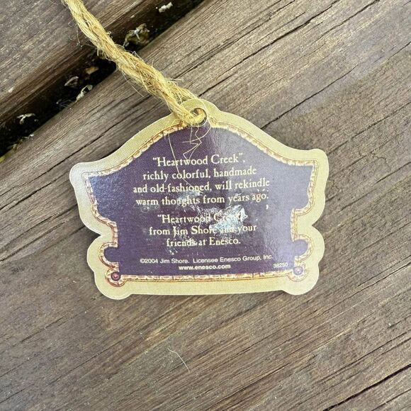 Jim Shore Christmas Ornament Star Heartwood Creek Multicolor Patchwork 2004 - Picture 2 of 9